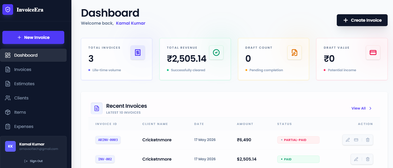 Invoicing Software