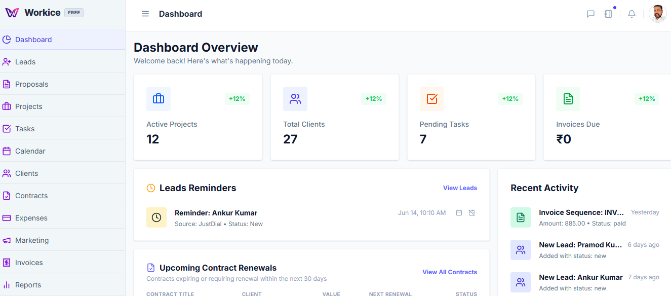 Workice - Project Management Software